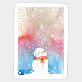 snowman Sticker